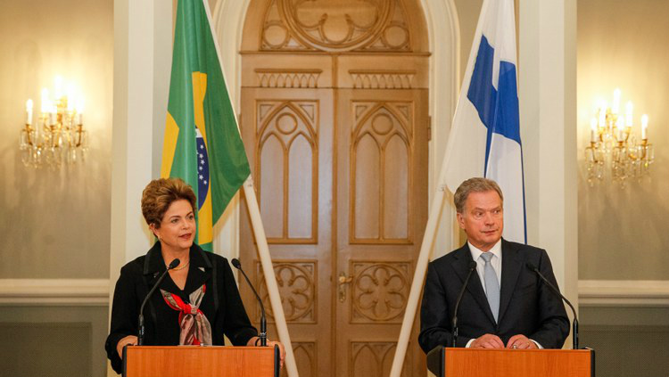 Dilma fala da importância de ampliar cooperação em educação com a Finlândia Dilma fala da importância de ampliar cooperação em educação com a Finlândia