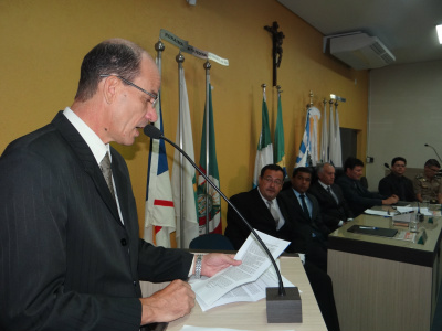 Prefeito de Amambai, Sérgio Barbosa (PMDB) Foto: Moreira Produções
