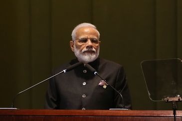 Brasil entrega presidência do Brics e destaca trabalho em inovação O Primeiro-ministro da República da Índia, Narendra Modi, durante diálogo dos Líderes com o Conselho Empresarial do BRICS / Foto: Valter Campanato/Agência Brasil