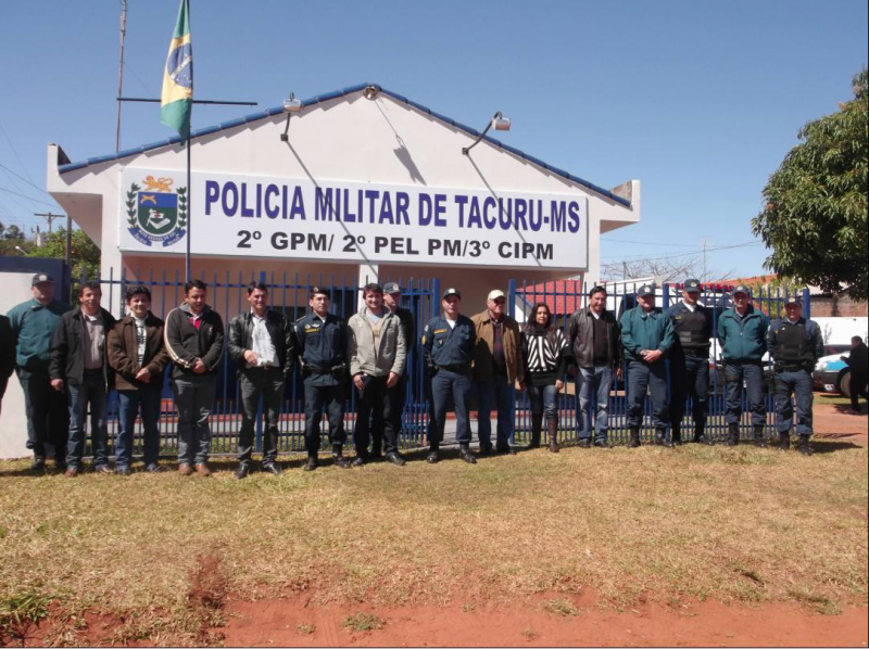 Comandante da 3ª CIPM participa da revitalização do 2º GPM de Tacuru