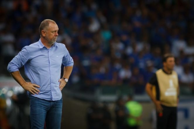Cruzeiro fica no empate contra La U e fica pressionado na Libertadores Mano Menezes fez alterações em sua equipe, mas não tiveram efeito (Foto: Vinnicius Silva/Cruzeiro)