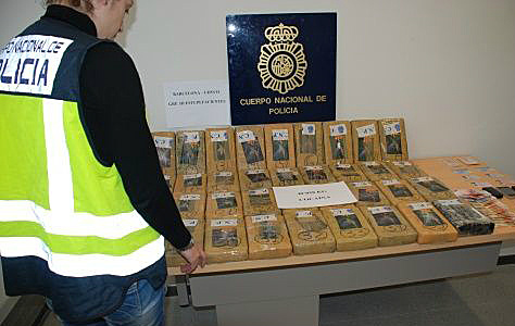 O sul-mato-grossense foi flagrado com 2,3 kgs de cocaína no aeroporto de Barcelona.