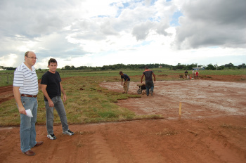 Sede campestre da Acia recebe investimentos Rodrigo Selhorst e Ronaldo Mayr na sede campestre da ACIA.