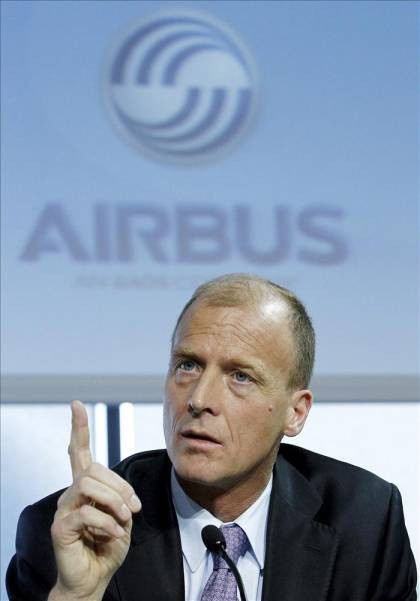 O presidente da Airbus, Tom Enders.