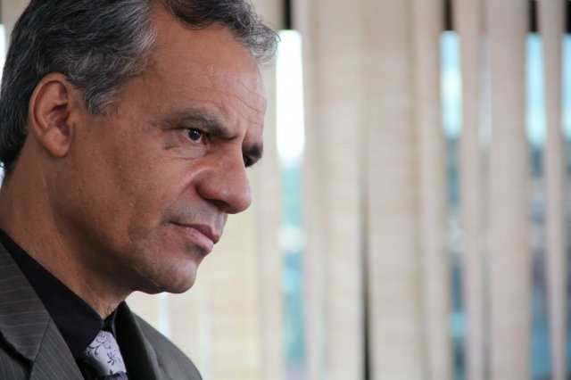 Marcos Ivan na defesa de Francimar Câmara, em 2015 (Foto: Marcos Ermínio/ Arquivo)