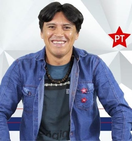 Aumenta o número de indígenas eleitos para as câmaras de vereadores no MS Tato Souza (PT) da aldeia Amambai, foi eleito com 650 votos / Foto: Reprodução/Facebook