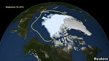 ReutersSegundo os cientistas, grandes áreas do Ártico estão inclinadas a derreter completamente no verão