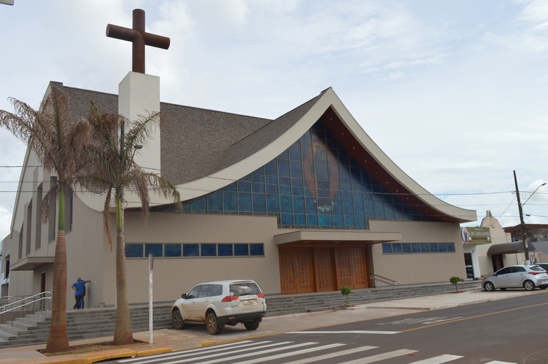 Depois de quase sete anos, Igreja Matriz será inaugurada nesta sexta-feira (7) A dedicação do templo será feito durante a missa de inauguração / Foto: Moreira Produções