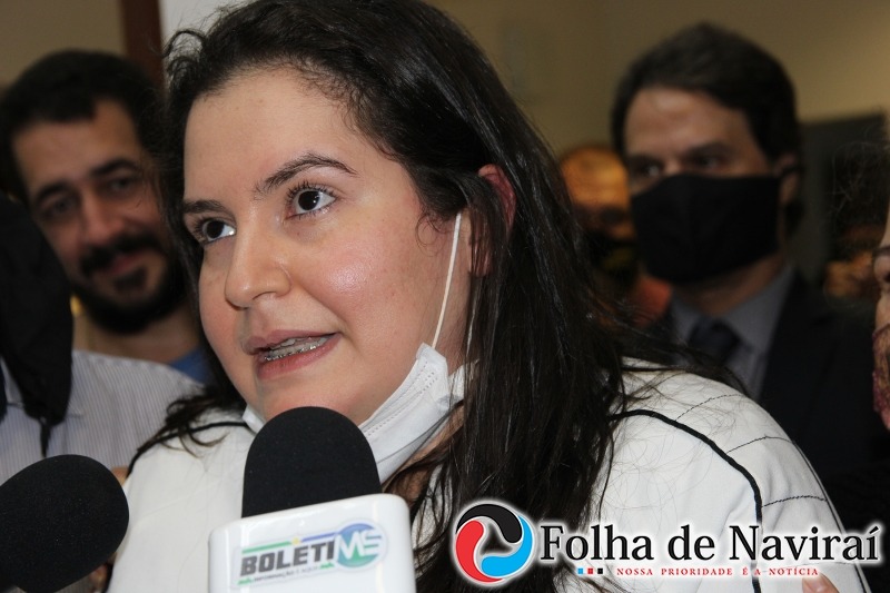 Rhaiza Matos, eleita a primeira mulher prefeita de Naviraí (Foto: Folha de Naviraí/Jr Lopes)