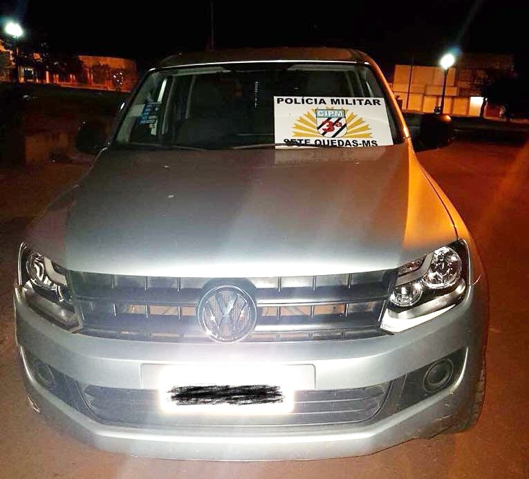 Os policiais encontraram o veículo quando faziam ronda / Foto: 3ª CIPM