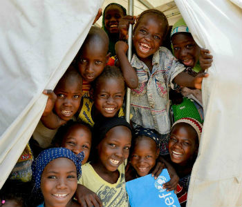 Crianças na Nigéria. Foto: Unicef