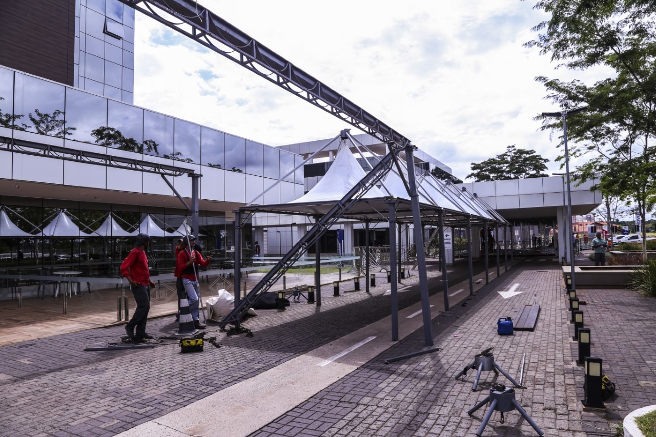 Hospital de Campanha  em Campo Grande / Foto: Divulgação Cassems
