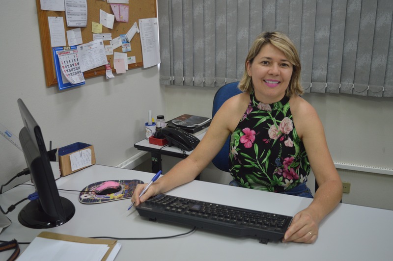 Inez trabalha na UEMS de Amambai há 19 anos / Foto: Moreira Produções