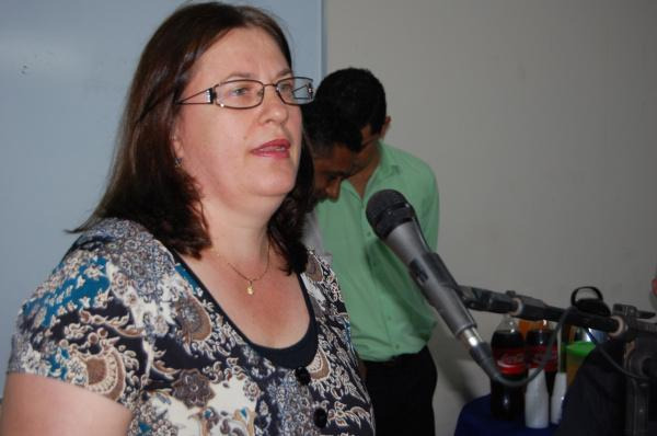 Secretária municipal de Educação, professora Zita Centenaro Foto: Moreira Produções