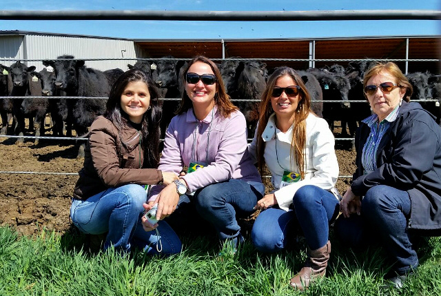 Na foto, quatro integrantes do Líder MS na comitiva aos EUA (da esq. para dir.):  Cristiane Nantes Sandin, Ama Paula Felícia, Lina Campos, Volnete Aléssio 
