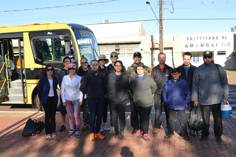 3ª Caminhada Ecológica aconteceu nesse domingo (11) em Amambai A saída foi da praça Cel.Valêncio de Brum / Foto: Moreira Produçõess
