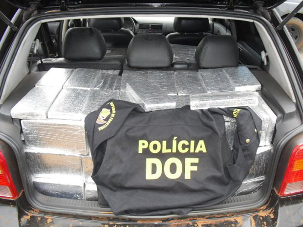 Foto de apreensão feita pelo Departamento de Operações da Fronteira do MS