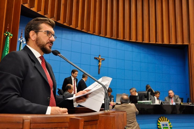 Deputado Estadual de MS, Pedro Kemp (PT) /  Foto:  Luciana Nassar