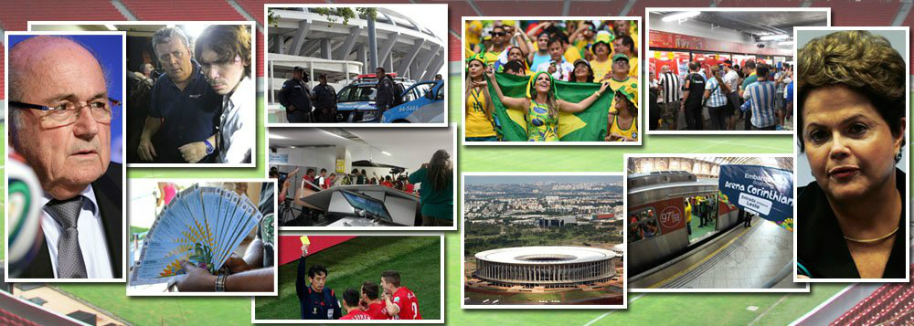 Alvo de críticas, governo acertou mais que FIFA Presidida por Joseph Blatter, entidade que pressionou o Brasil pelos atrasos das obras para o Mundial era responsável pela venda de ingressos e pela segurança nos estádios, entre outras responsabilidades.