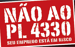 Fim de concursos públicos e dedireitos trabalhistas são consequências do PL 4330 Fim de concursos públicos e dedireitos trabalhistas são consequências do PL 4330