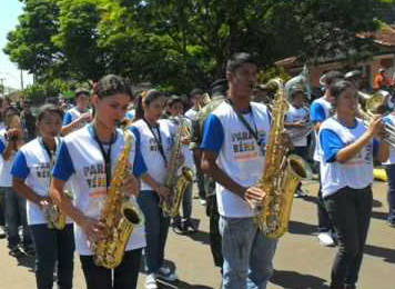 A Banda Sinfônica é mantida pela prefeitura de Amambai, através da Fundesc / Foto: Divulgação