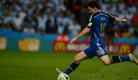 A Argentina perdeu ontem a final da Copa do Mundo para a Alemanha. Messi (foto) foi escolhido o melhor jogador do Mundial Marcello Casal Jr/Agência Brasil