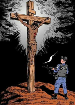  Imagem de Cristo negro morto por policial gera processo 