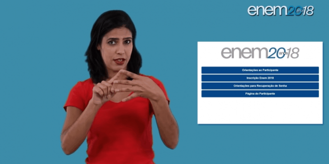 Inep divulga provas em Libras do Enem