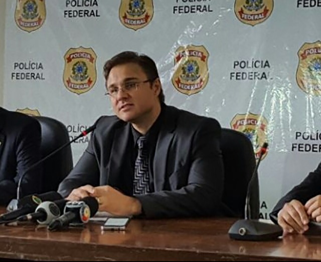 O delegado Cléo Mazotti assumiu interinamente a Polícia Federal em MS (Foto Arlindo Florentino)