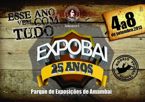 Confira a programação da 25ª Expobai