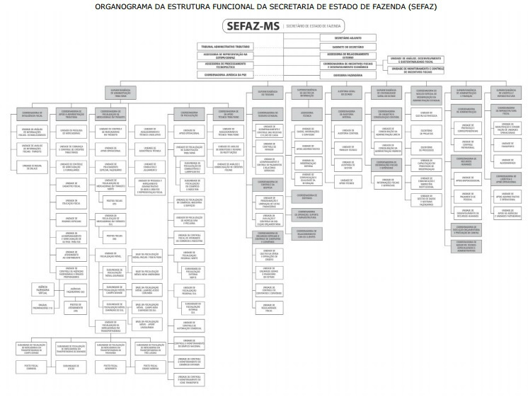Governo publica nova estrutura organizacional das Agências Fazendárias em MS Imagem: reprodução/DOEMS