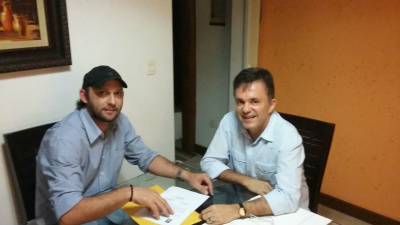 E/D - Vereador Luciney Bampi e o deputado federal Vander LoubetFoto: Divulgação
