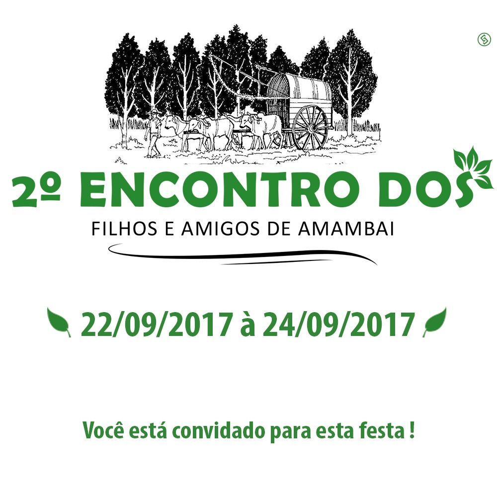 2º Encontro de Filhos e Amigos de Amambai acontece no final de setembro