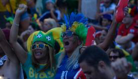Torcerdores animam a Fifa Fan Fest na Praia de CopacabanaTomaz Silva/Agência Brasil