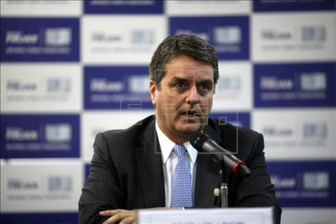 Brasileiro Roberto Azevêdo assume amanhã a direção-geral da OMC O primeiro latino-americano nomeado diretor-geral da Organização Mundial do Comércio (OMC), o diplomata brasileiro Roberto Azevêdo. EFE/Arquivo
