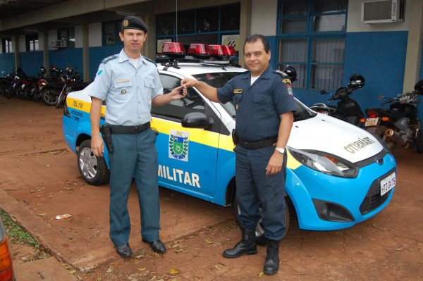 Polícia Militar de Itaporã recebe mais uma viatura 0km