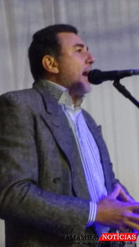 O presidente Comissão de Festa, José Ramão Mariano.