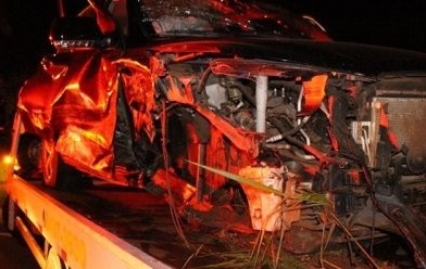 Acidente aconteceu próximo a entrada da cidade / Foto: Vilson Nascimento