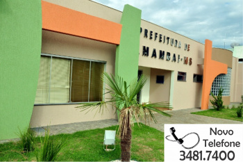 3481.7400: este é o novo telefone da Prefeitura de Amambai 3481.7400: este é o novo telefone da Prefeitura de Amambai