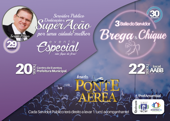Palestra e baile comemoram o Dia do Servidor em Amambai Palestra e baile comemoram o Dia do Servidor em Amambai
