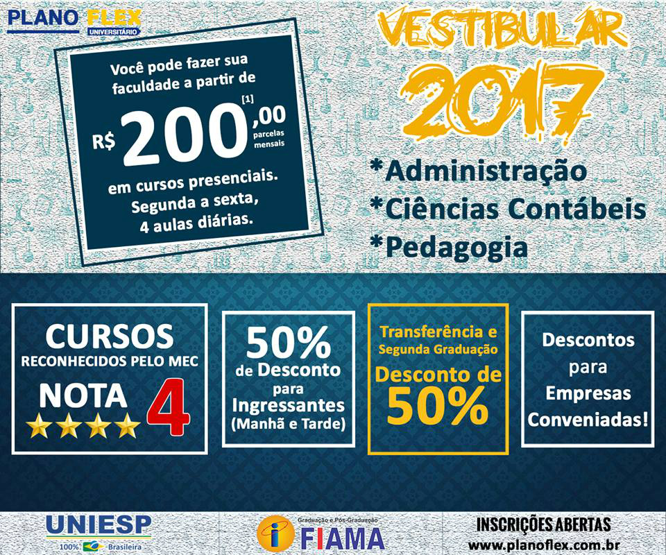 Fiama/Uniesp realiza vestibular em Amambai