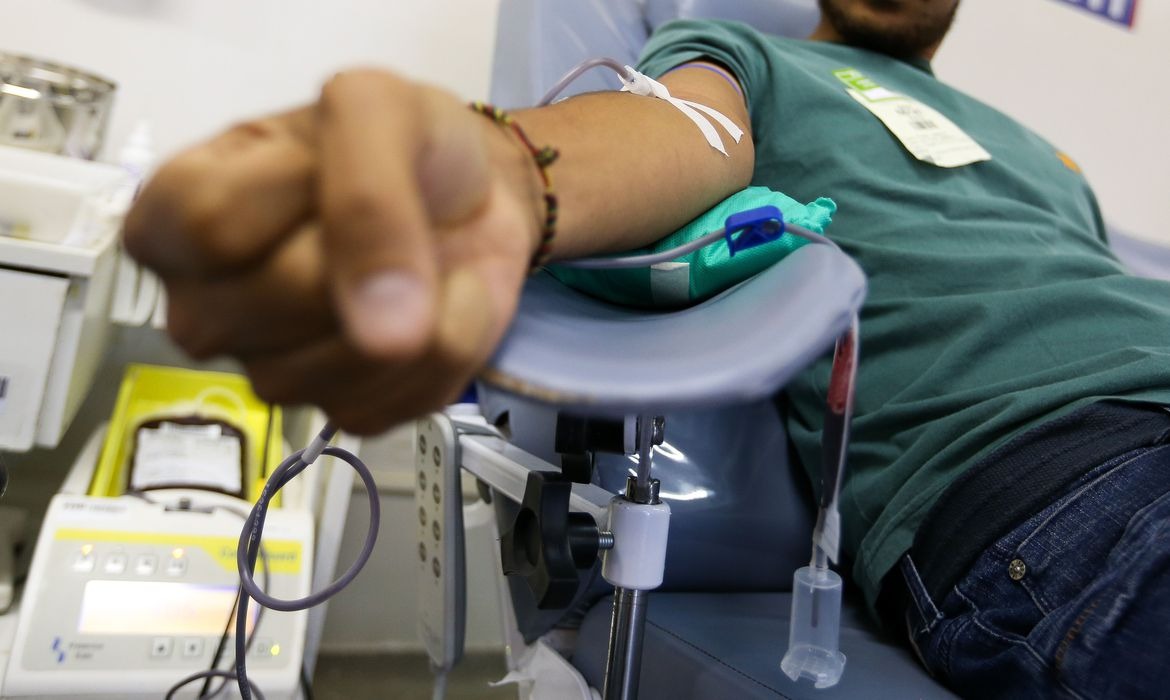 Hemocentros se unem em campanha no Dia Nacional do Doador de Sangue © Marcelo Camargo/Agência Brasil