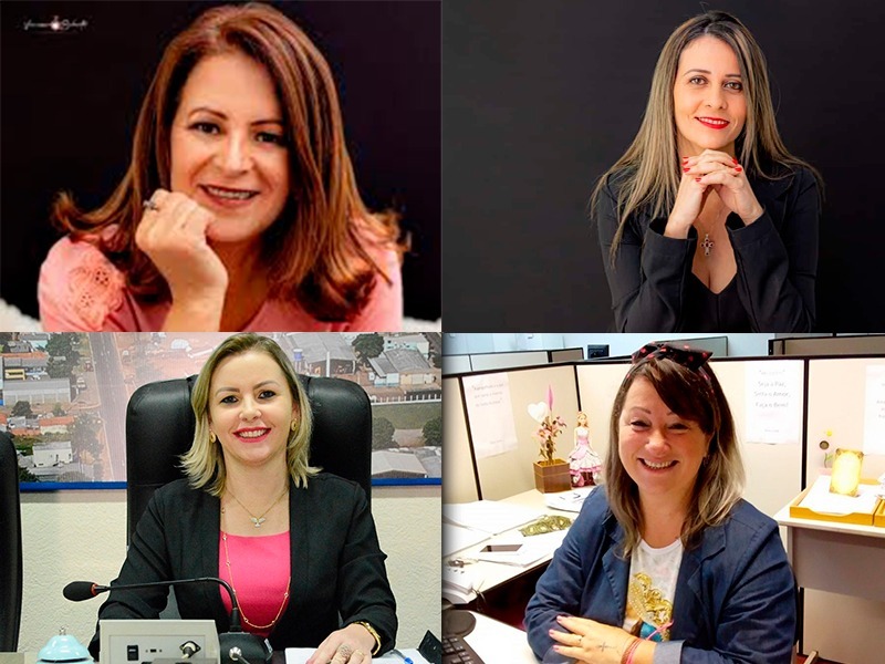Vereadoras eleitas mostram aumento da força feminina na política amambaiense Vereadoras eleitas Cida Farias, Lígia Borges, Janete Córdoba e Rosa Linda / Foto: Divulgação