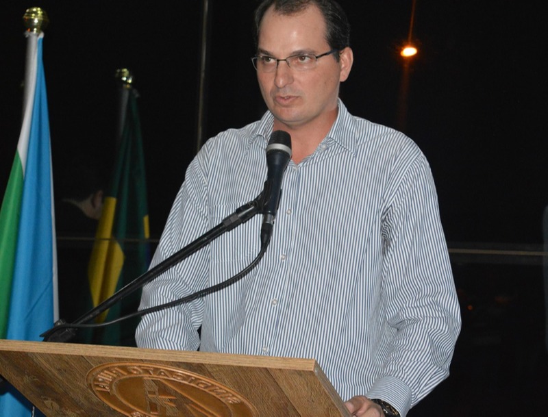 Novas instalações da Coopersa foram inauguradas nessa segunda-feira (10) O presidente da cooperativa, Erny da Silva Agostini / Foto: Moreira Produções