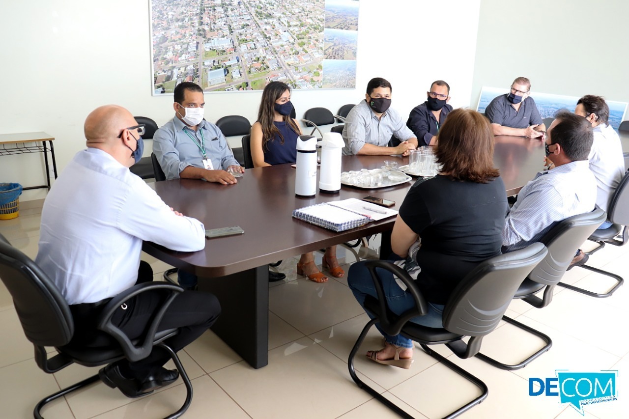 Administração de Amambai se reúne com equipe do IFMS para proposta de extensão Foto: Decom