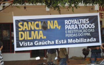O Brasil mobilizado pede: SANCIONA, DILMA. O Brasil mobilizado pede: SANCIONA, DILMA.