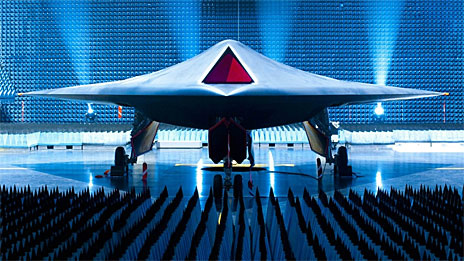 Protótipo da aeronave Taranis (Foto: Ministério da Defesa da Grã-Bretanha)
