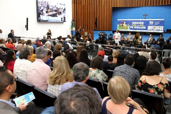 Cultura da paz: ALMS comemora os 70 anos da Declaração dos Direitos Humanos A comemoração dos 70 anos da Declaração dos Direitos Humanos reuniu diversos segmentos da sociedade