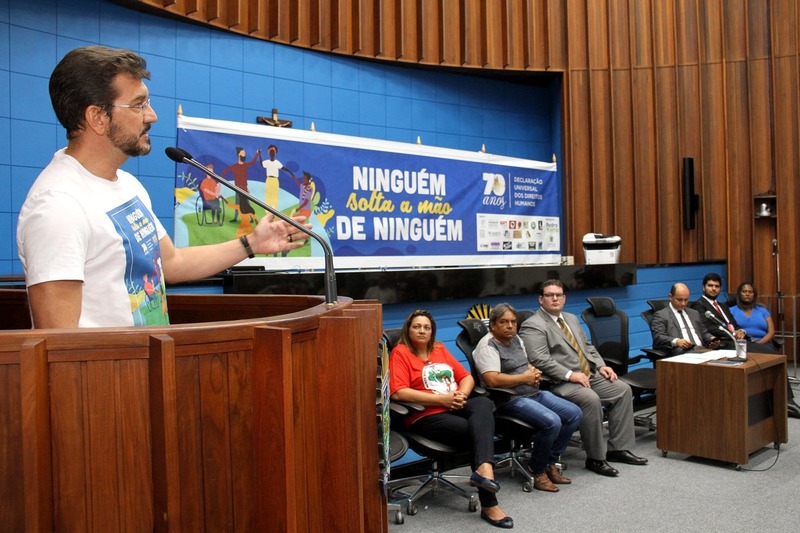 Cultura da paz: ALMS comemora os 70 anos da Declaração dos Direitos Humanos Pedro Kemp falou sobre a cultura da paz