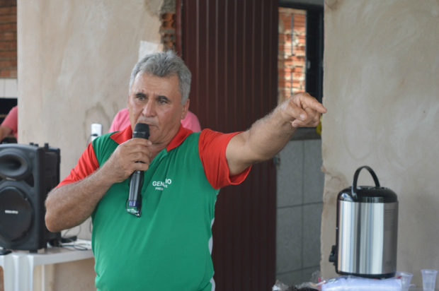 Confraternização do Sindicato dos Trabalhadores Rurais em Amambai Presidente do STR, Genésio Barbosa da Silva Foto: Moreira Produções